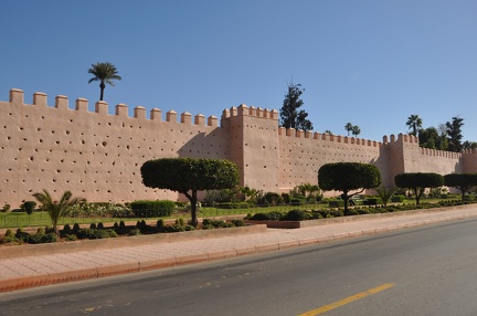 city walls